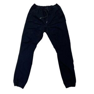 Southpole Joggers Pants Men Black Medium Drawstring Casual Y2K Skater Canvas